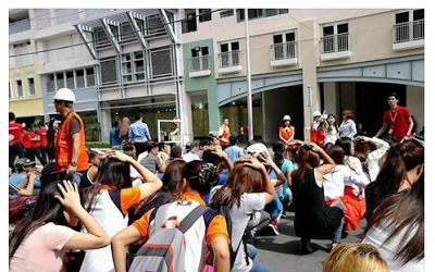 ABEnians participate in the nationwide #MMShakeDrill